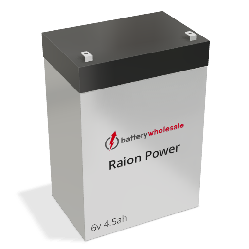 Raion Power RG0645T1 6 Volt 4.5 Amp Hour battery